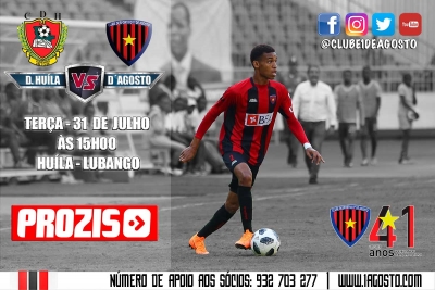 Deslocação à Huíla na Véspera do 41º Aniversário do Clube