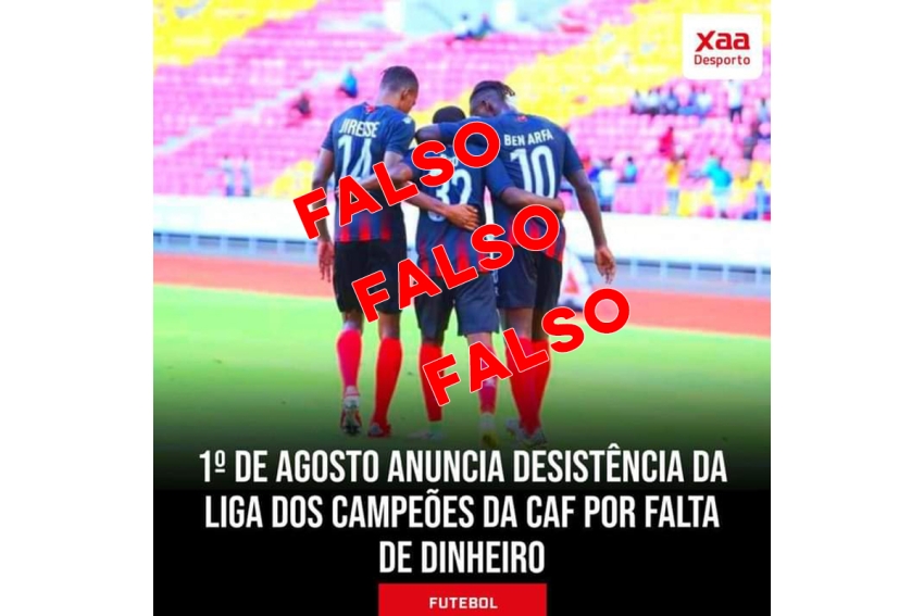 Comunicado de Imprensa_Notícia falsa veiculada pelo Jornal de Angola