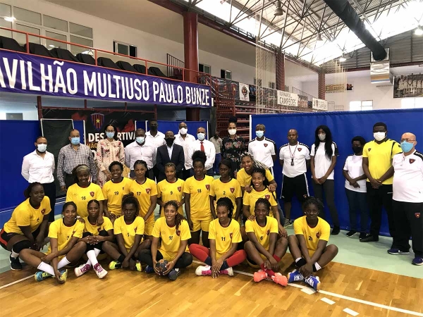 Presidente da FAAND visita Cidade Desportiva do 1°de Agosto